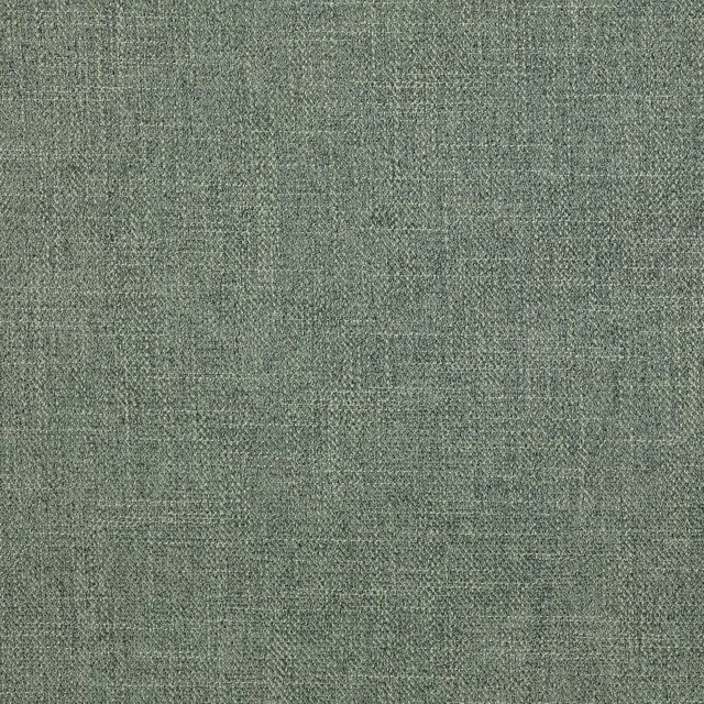 Muted forest green textured plain woven fabric with a fine speckled surface