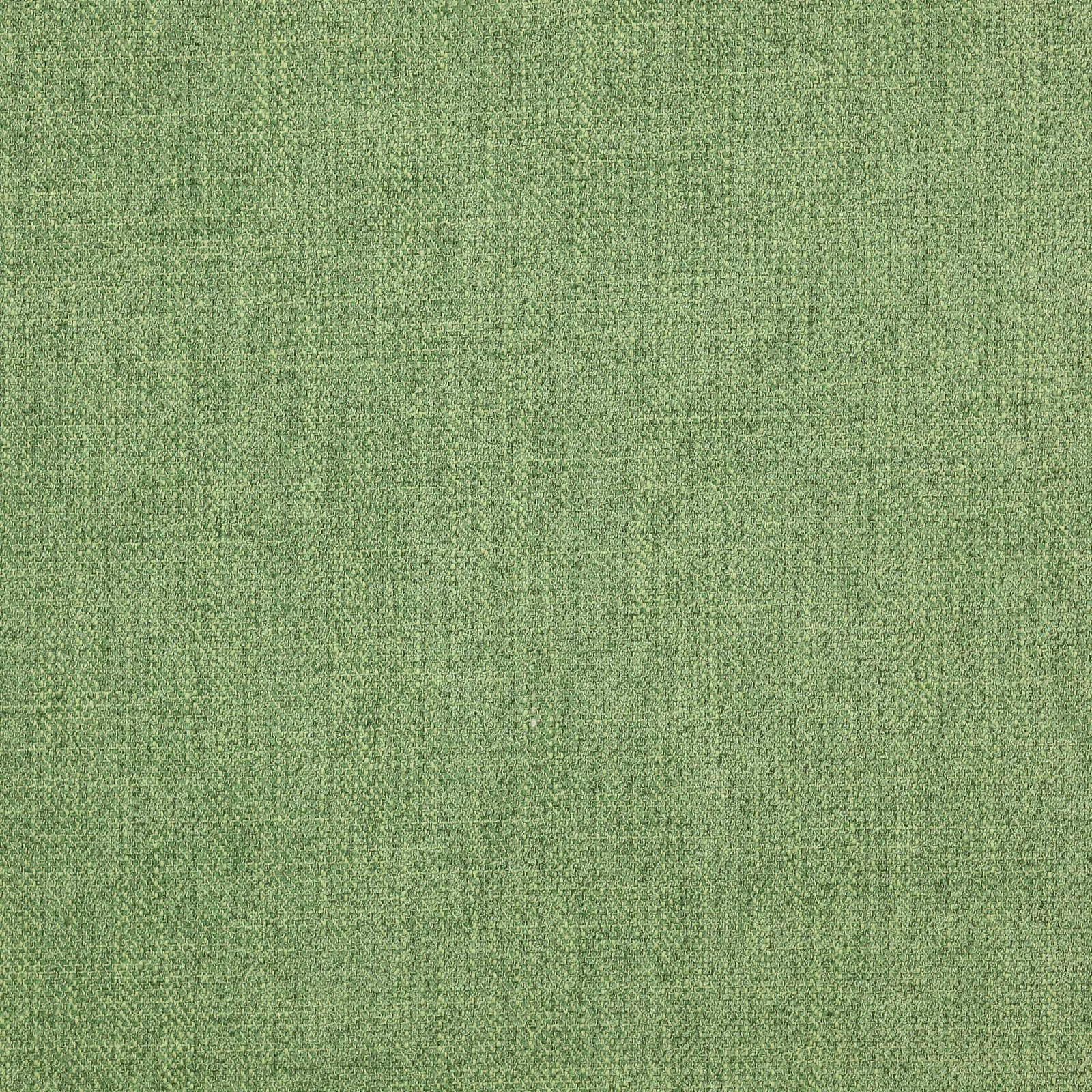 Close-up of a soft moss green plain-woven fabric swatch