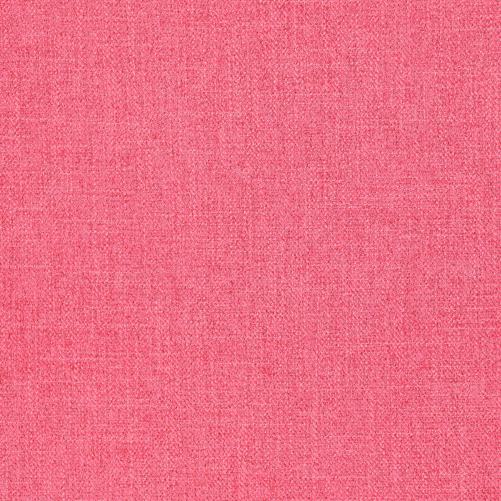 Bright hot pink woven fabric swatch with fine textured surface