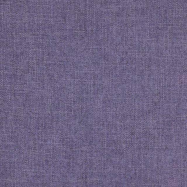 Close-up of muted lilac-purple woven fabric with a fine speckled texture