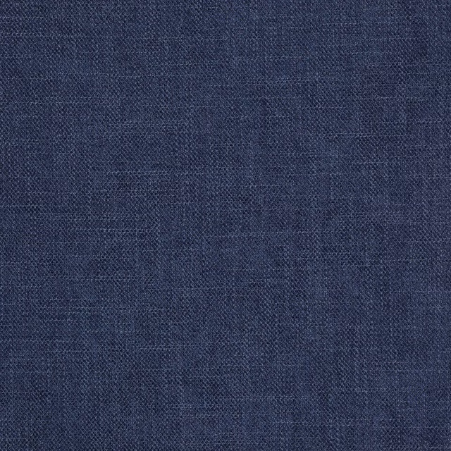 Close-up of deep navy woven fabric with a fine textured surface
