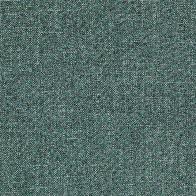 Muted spruce teal plain weave fabric with a fine crosshatch texture