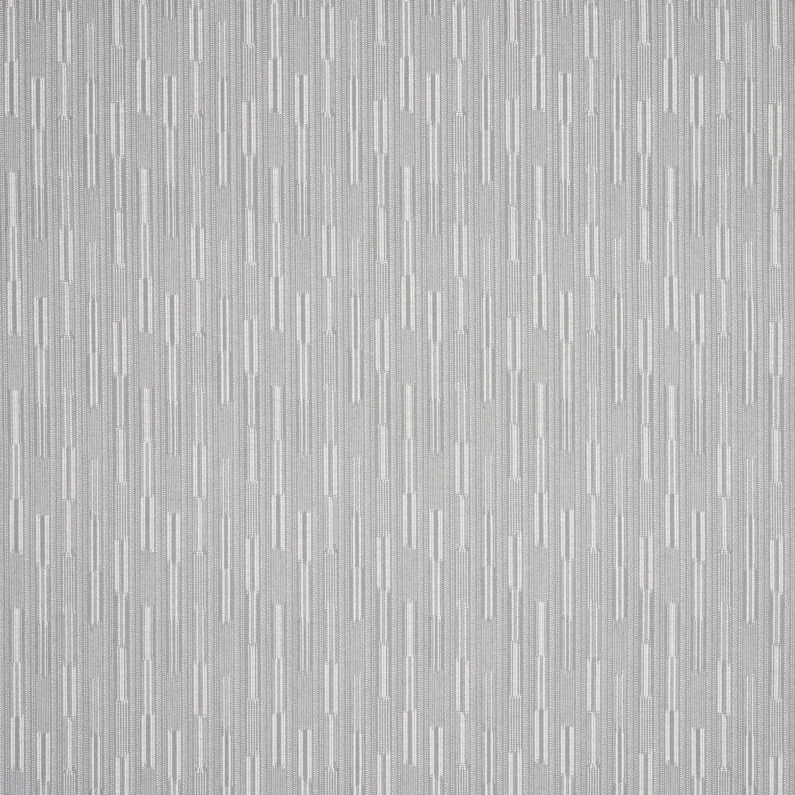 Pale sea-glass blue woven fabric with fine vertical striations and small staggered bars
