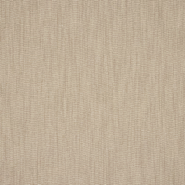 Warm sandy beige woven fabric with subtle vertical striping and fine textured grain