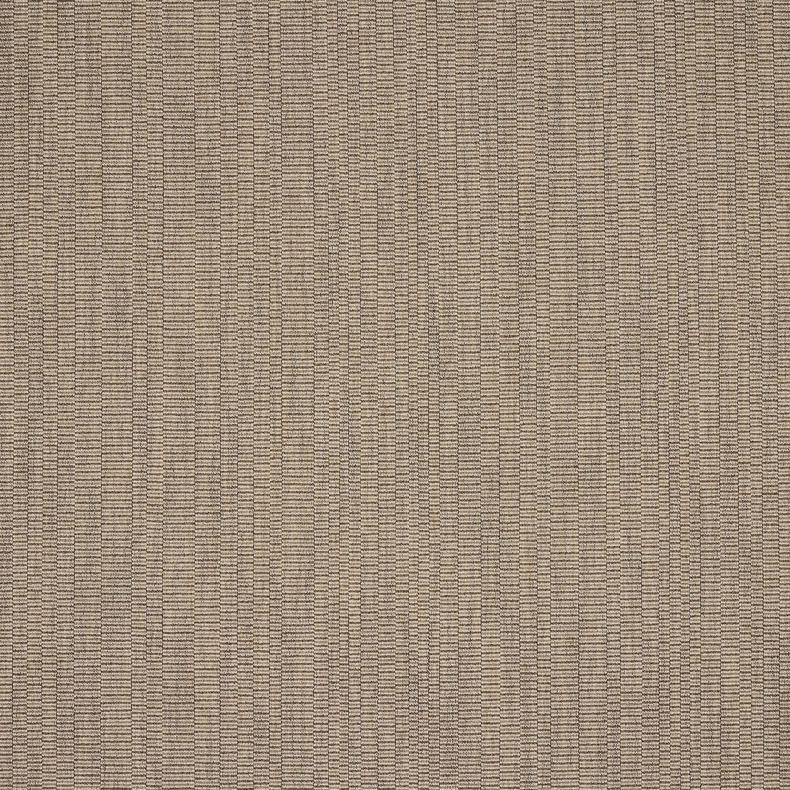 Close-up of a soft warm taupe woven fabric with fine horizontal texture