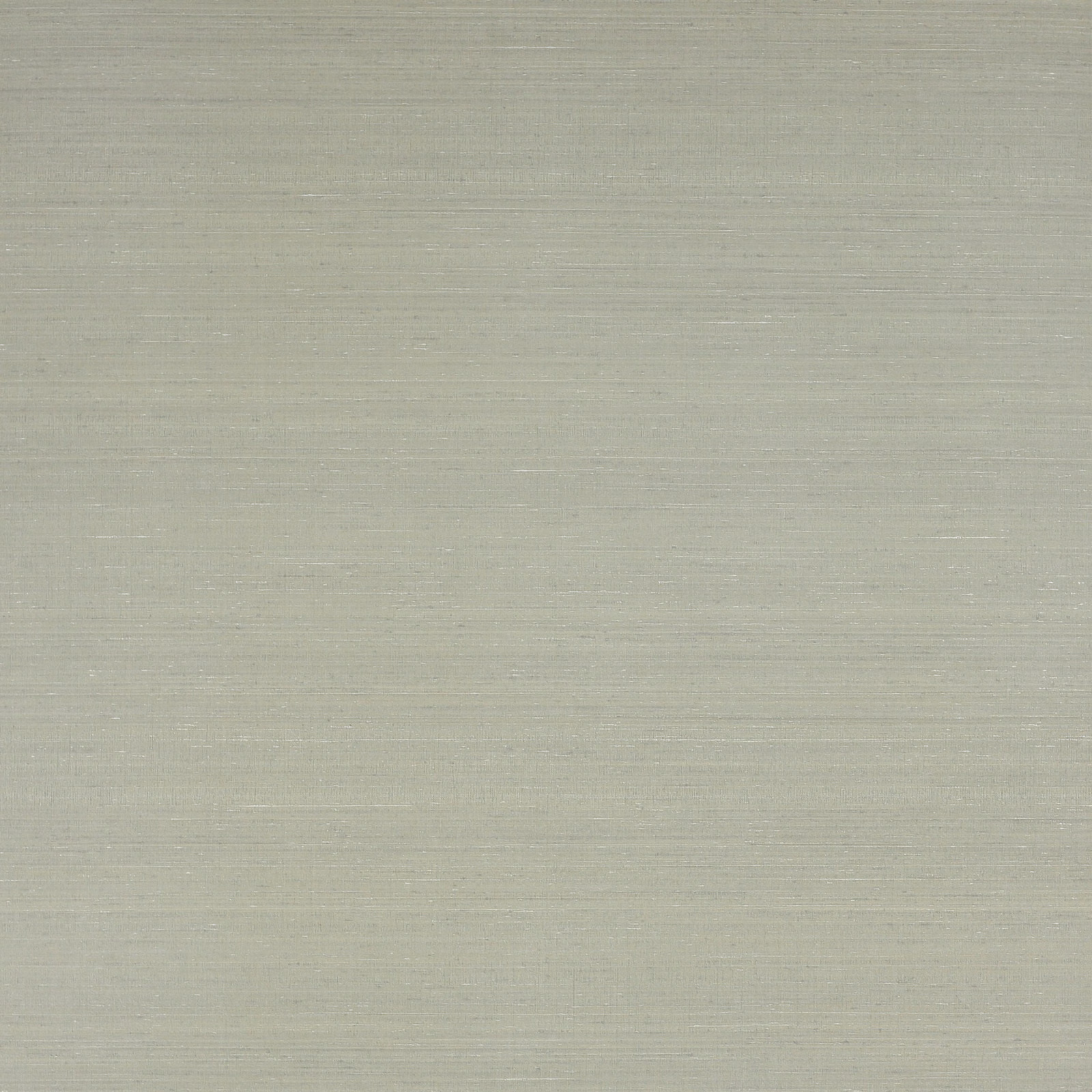 Pale charcoal-grey wallpaper with fine horizontal striations and a soft sage cast