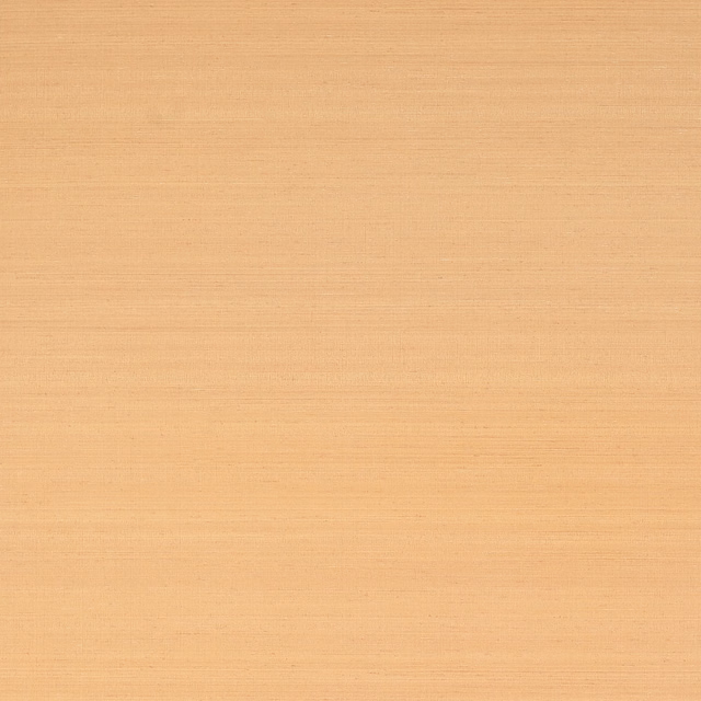 Warm copper-peach wallpaper with fine horizontal striations and a softly brushed surface