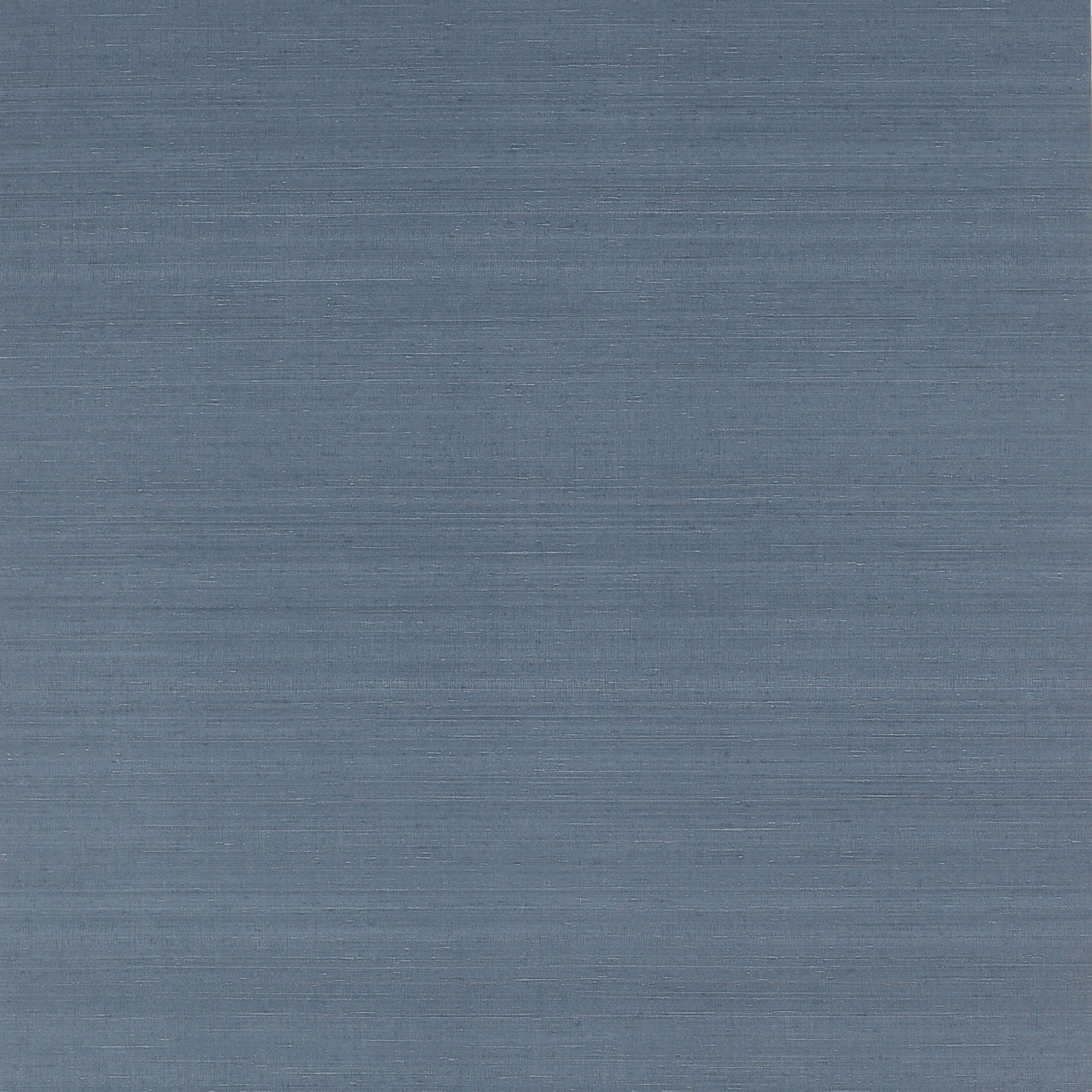 Cool blue-grey wallpaper with fine horizontal striations and softly varied woven texture
