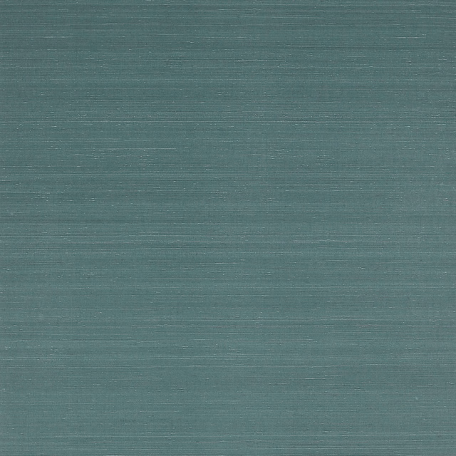 Muted blue-teal wallpaper with fine horizontal striations and softly varied surface