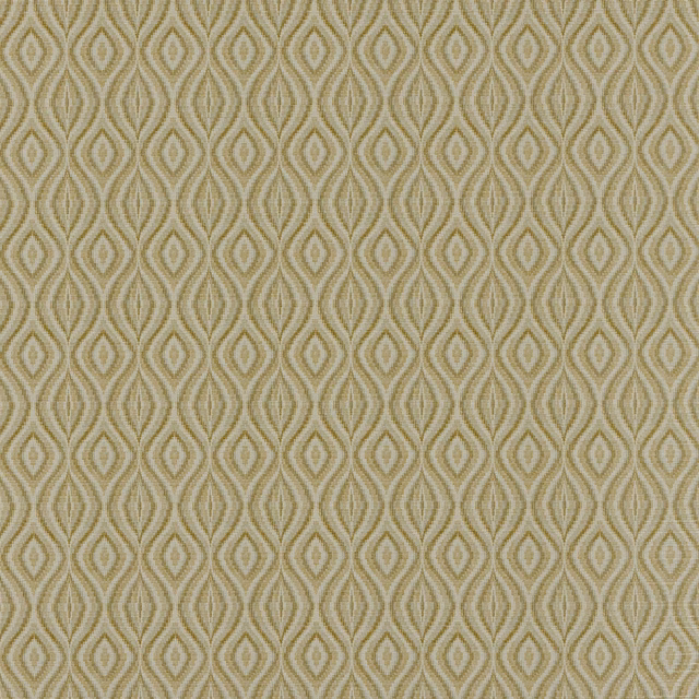 Muted gold and olive geometric lozenges in a finely textured repeating wallpaper pattern