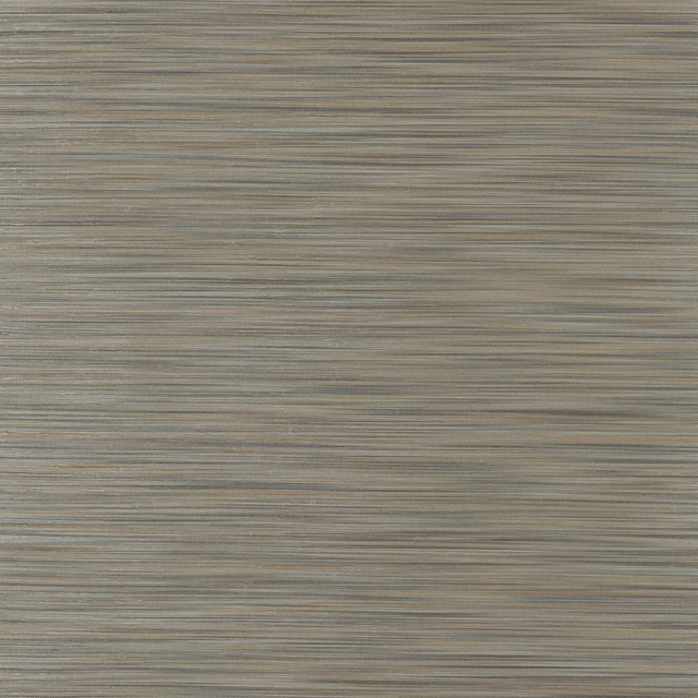 Charcoal grey vinyl wallpaper with fine taupe horizontal striations