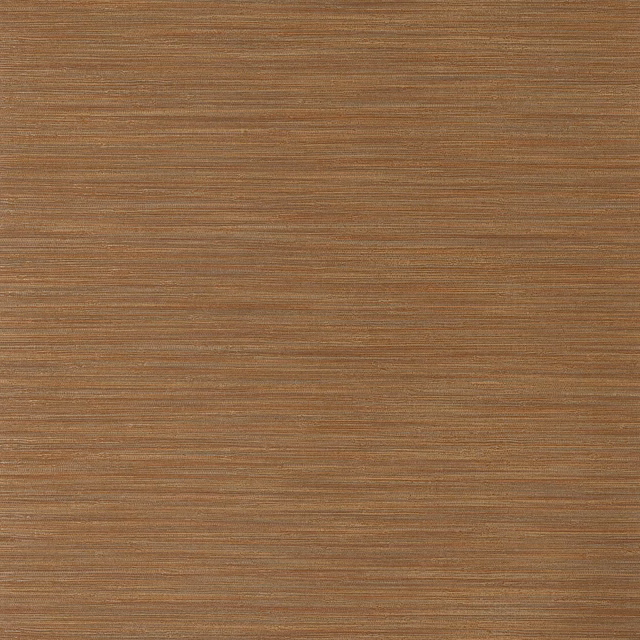 Warm copper-brown wallpaper with fine horizontal striations and subtle layered texture