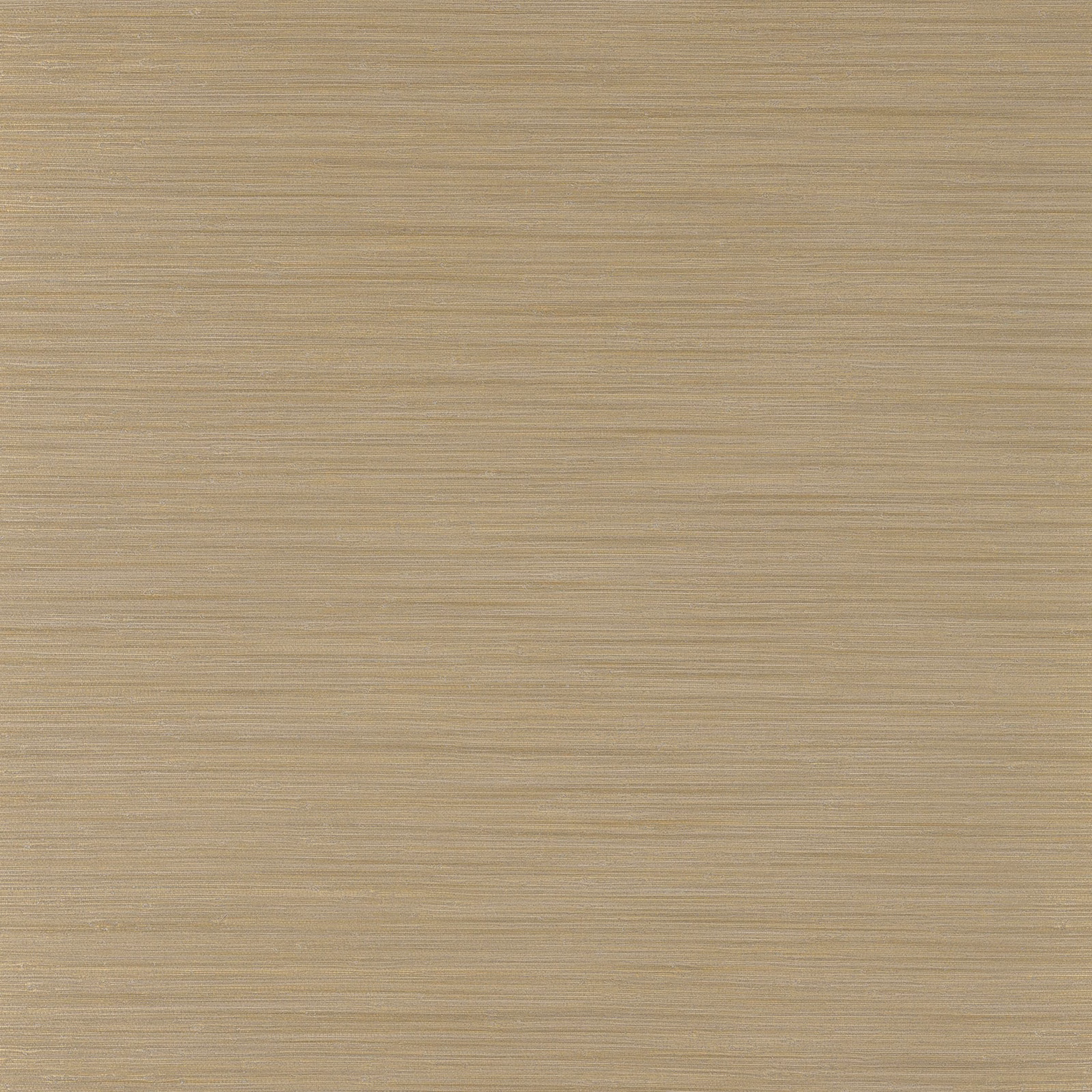 Muted antique-gold wallpaper with fine horizontal striations and softly varied texture