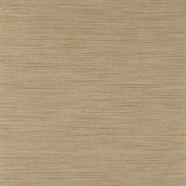Muted antique-gold wallpaper with fine horizontal striations and softly varied texture