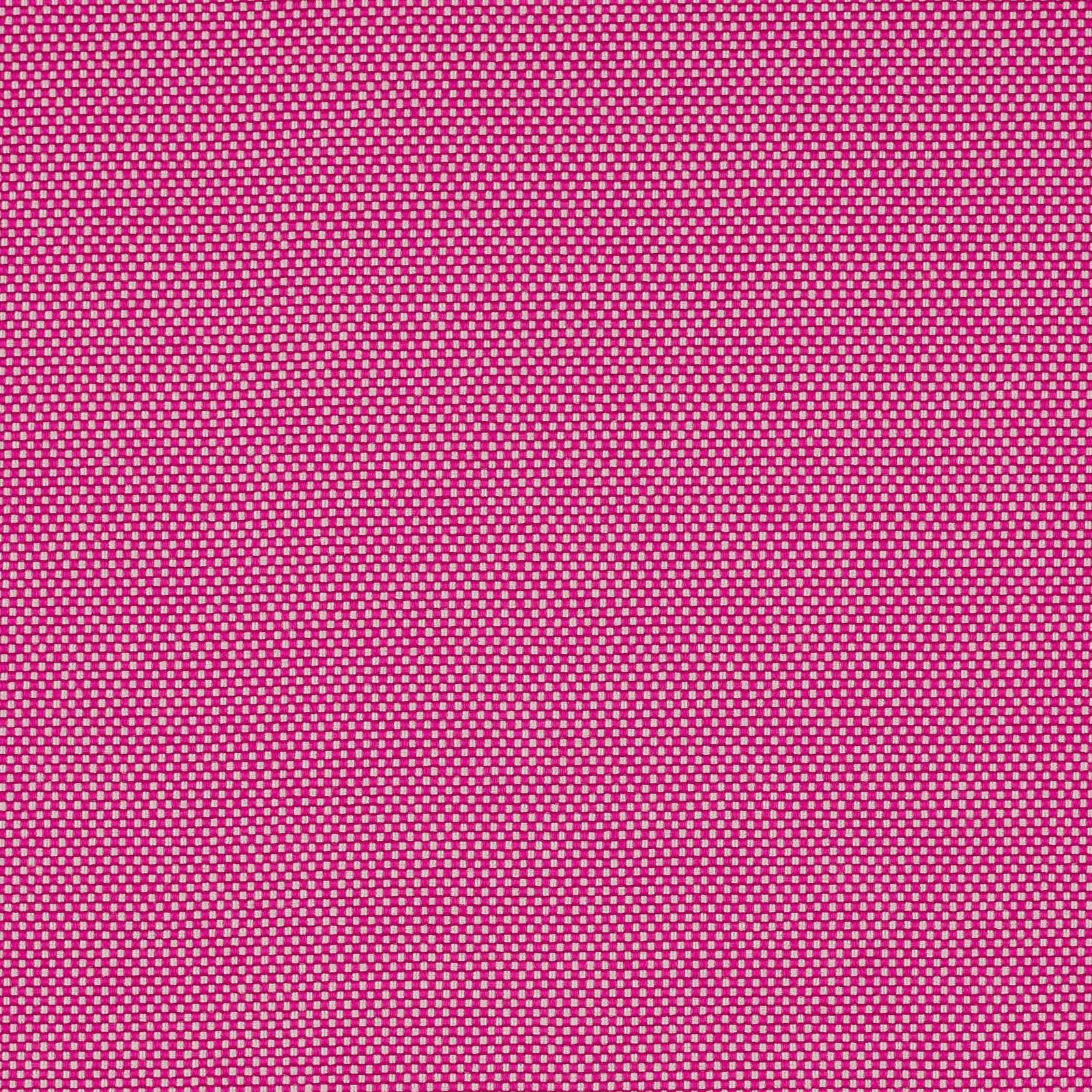 Bright pivoine pink woven fabric with a fine grid-like texture