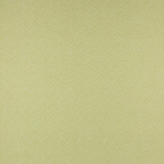 Soft cactus-green woven fabric with a small geometric herringbone-style pattern