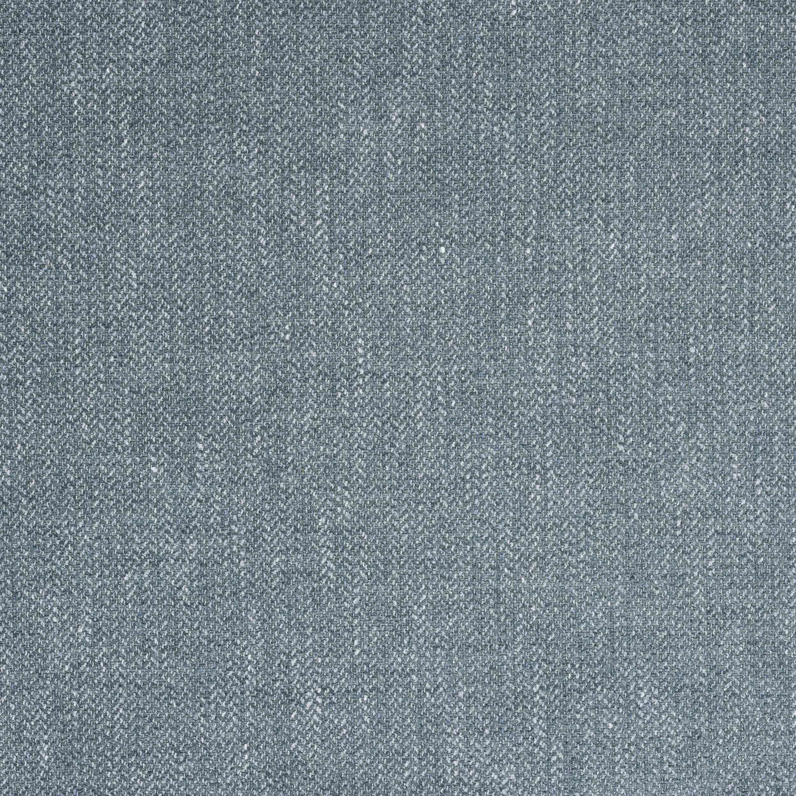 Close-up of muted slate blue woven fabric with a fine textured surface