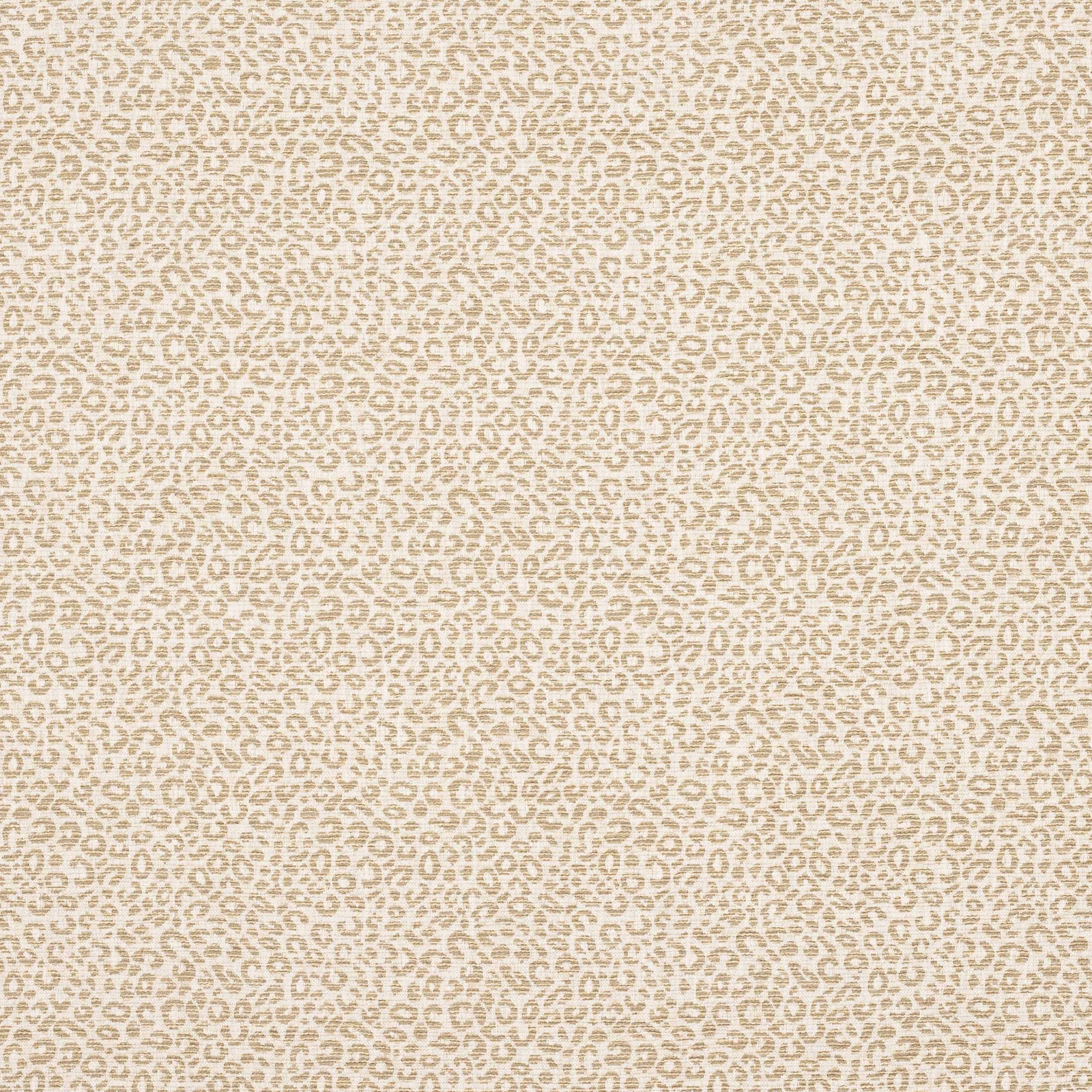 Close-up of Baxter Sand fabric showing a small textured beige pattern on a cream ground