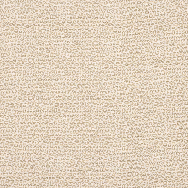 Close-up of Baxter Sand fabric showing a small textured beige pattern on a cream ground