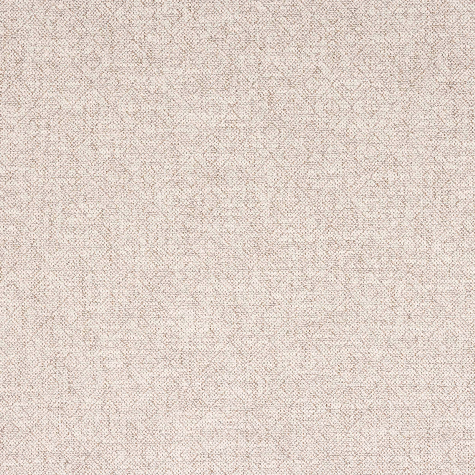Pale beige woven fabric with a subtle small geometric diamond pattern