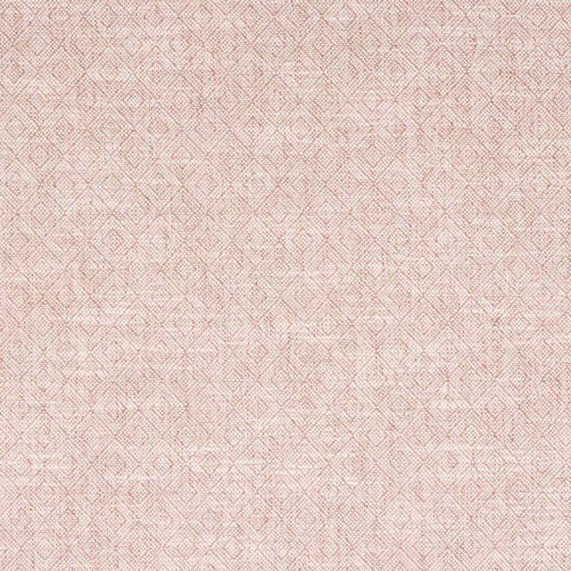 Soft old pink checked fabric with a fine woven texture and subtle crosshatch