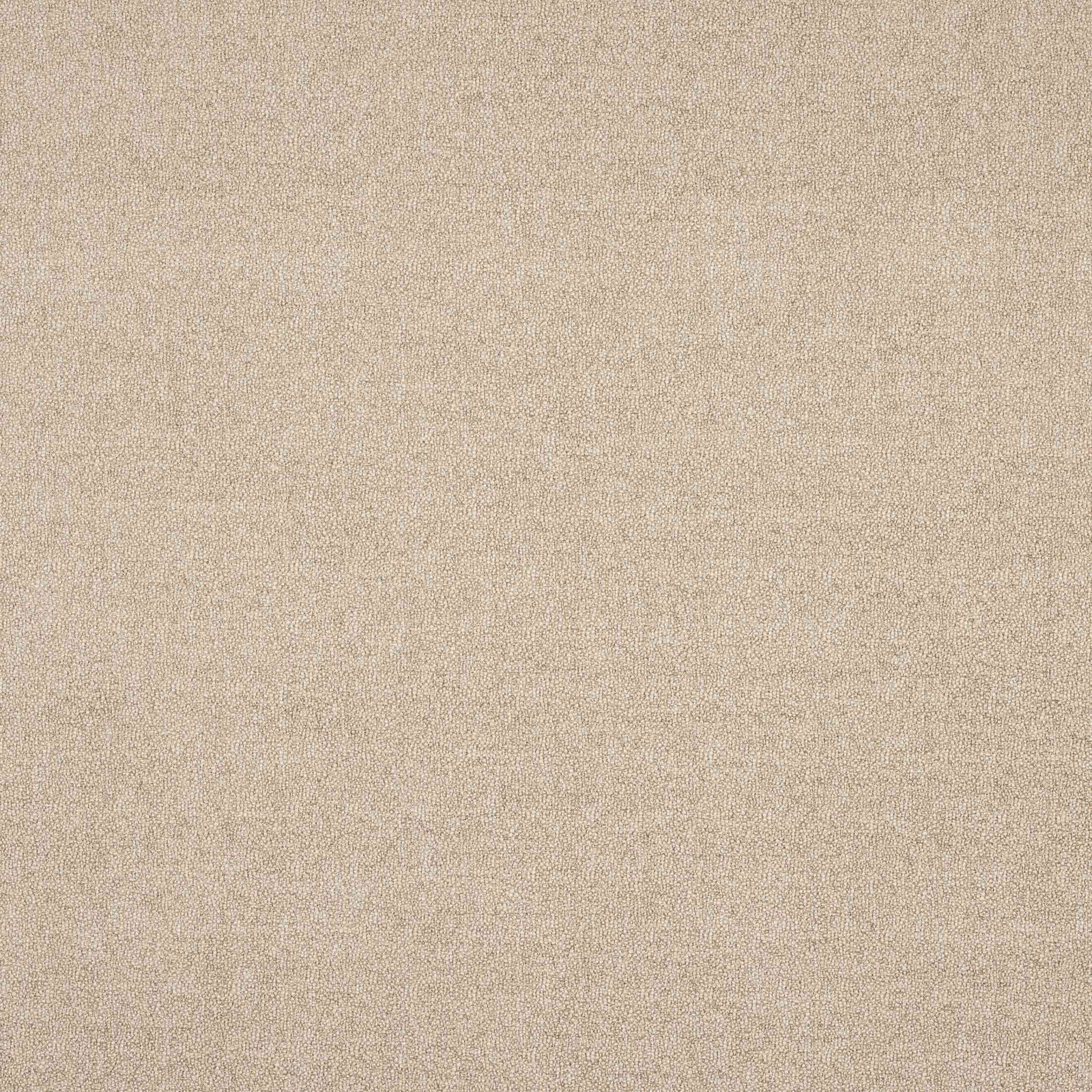Close-up of a warm beige plain woven fabric with fine speckled texture