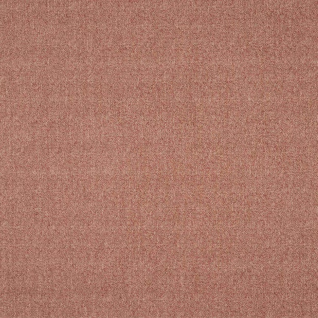 Dusty red plain woven fabric swatch with fine speckled texture