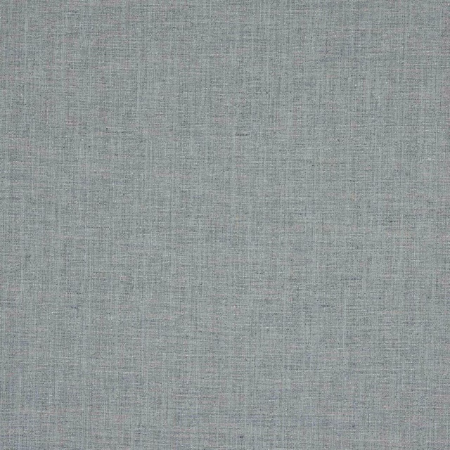 Soft aqua woven fabric with subtle slubbed linen texture