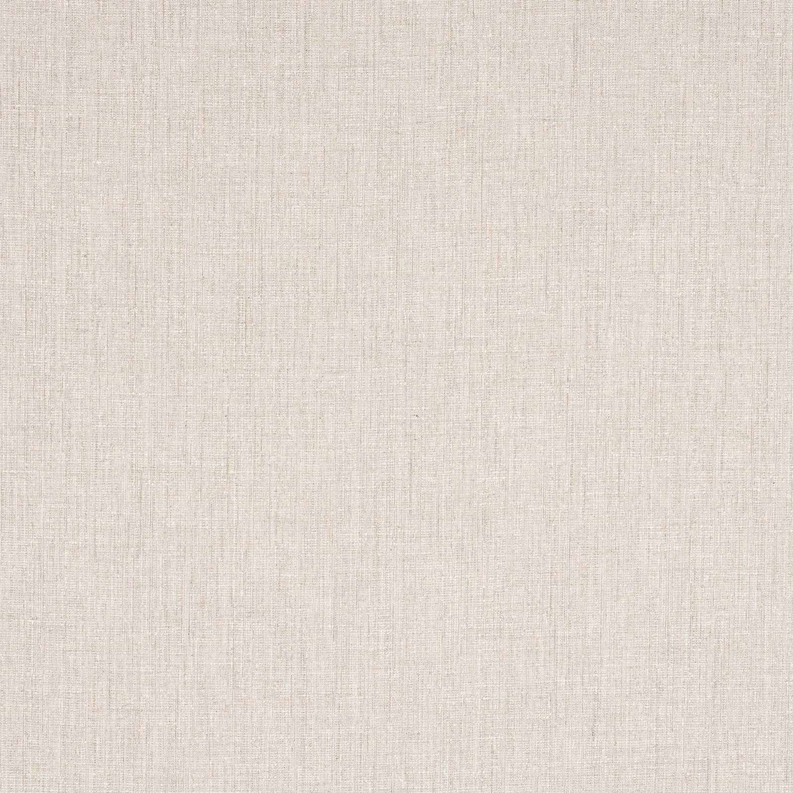 Plain warm cream linen-blend fabric with fine slub texture