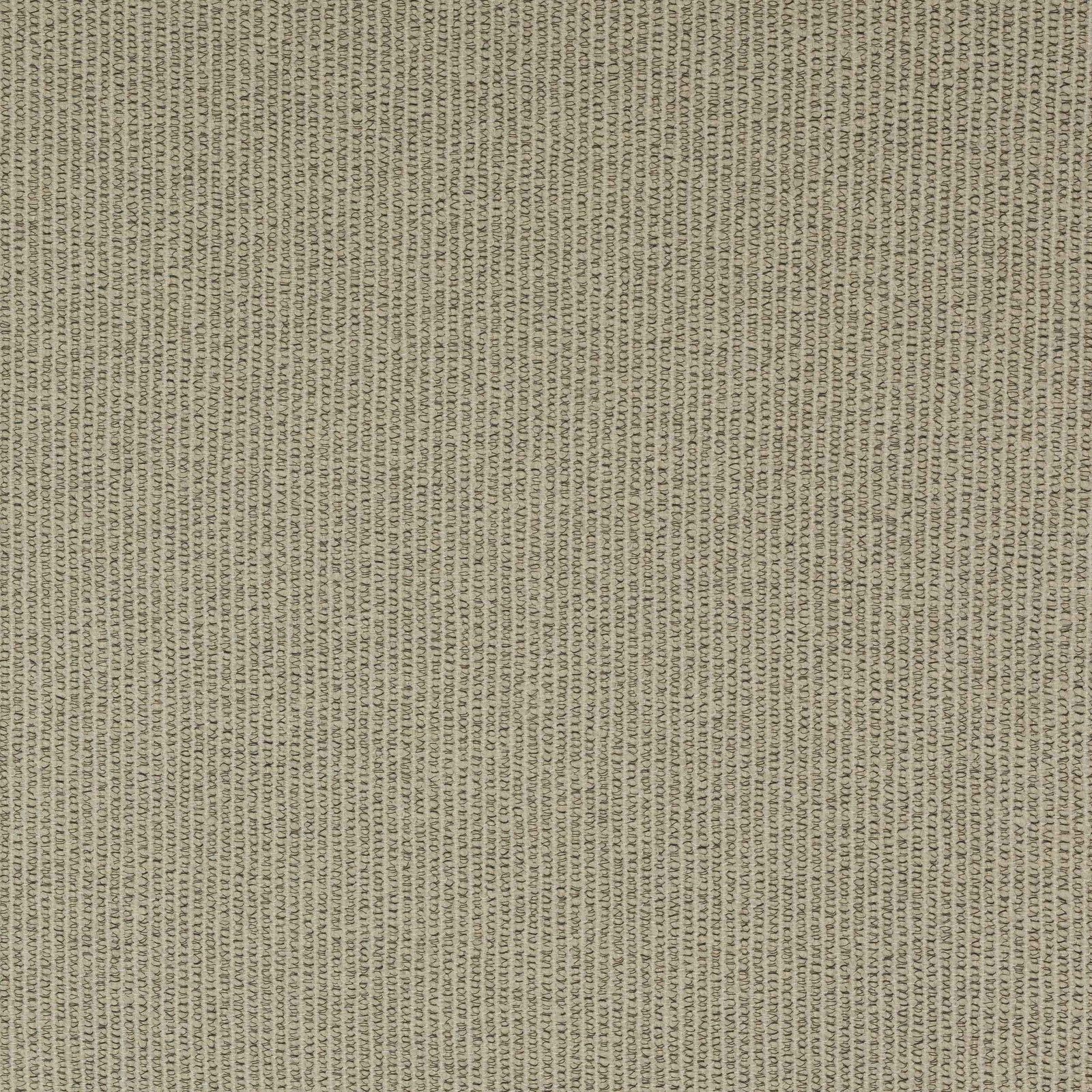 Close-up of a warm beige-grey textured woven fabric with fine vertical flecks