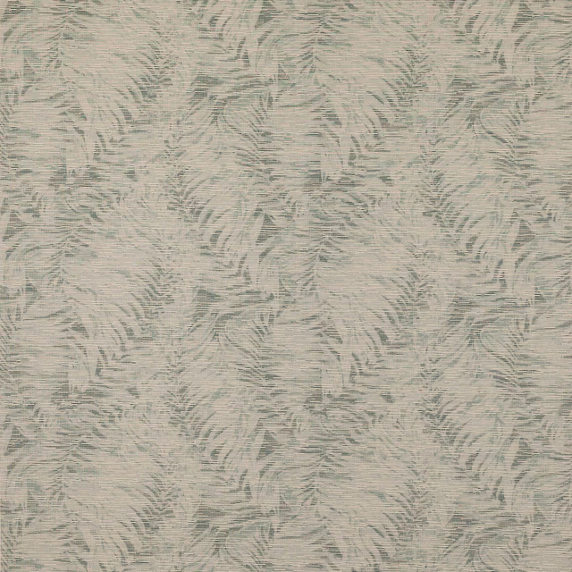 Pale ice blue textured fabric with feathery diagonal woven pattern