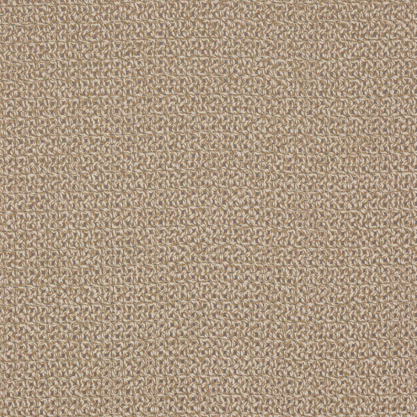 Close-up of warm sandy beige textured weave with small speckled pattern