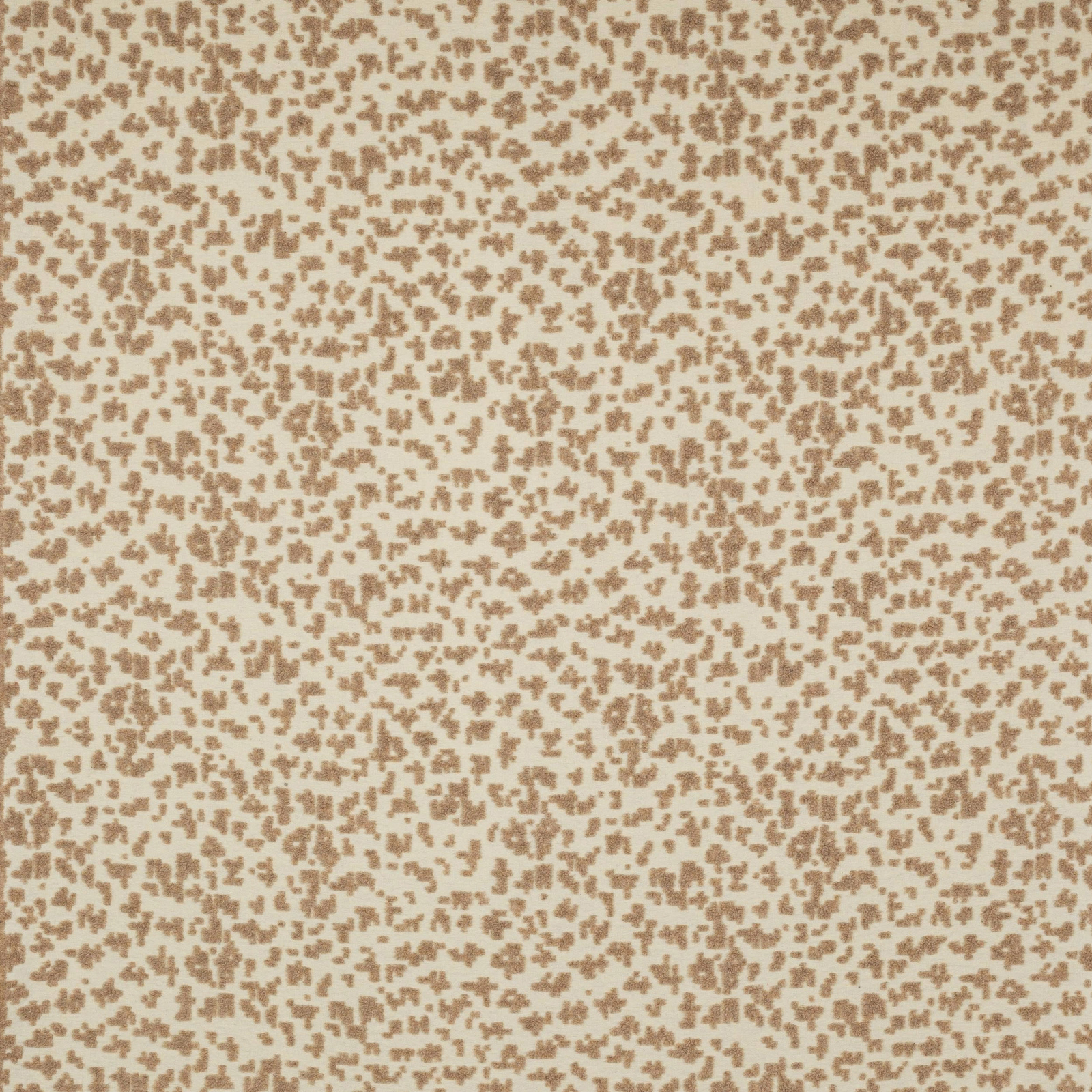 Creamy sand fabric with tiny camel abstract speckles and a soft woven texture