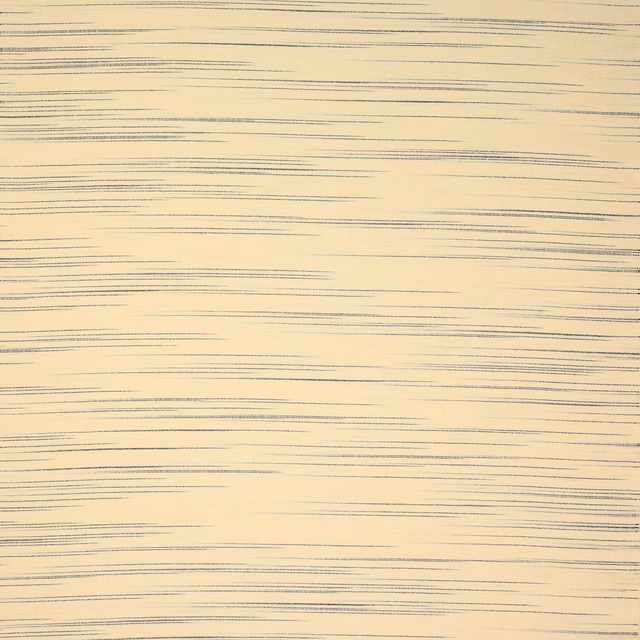 Cream fabric swatch with fine horizontal grey-beige striations