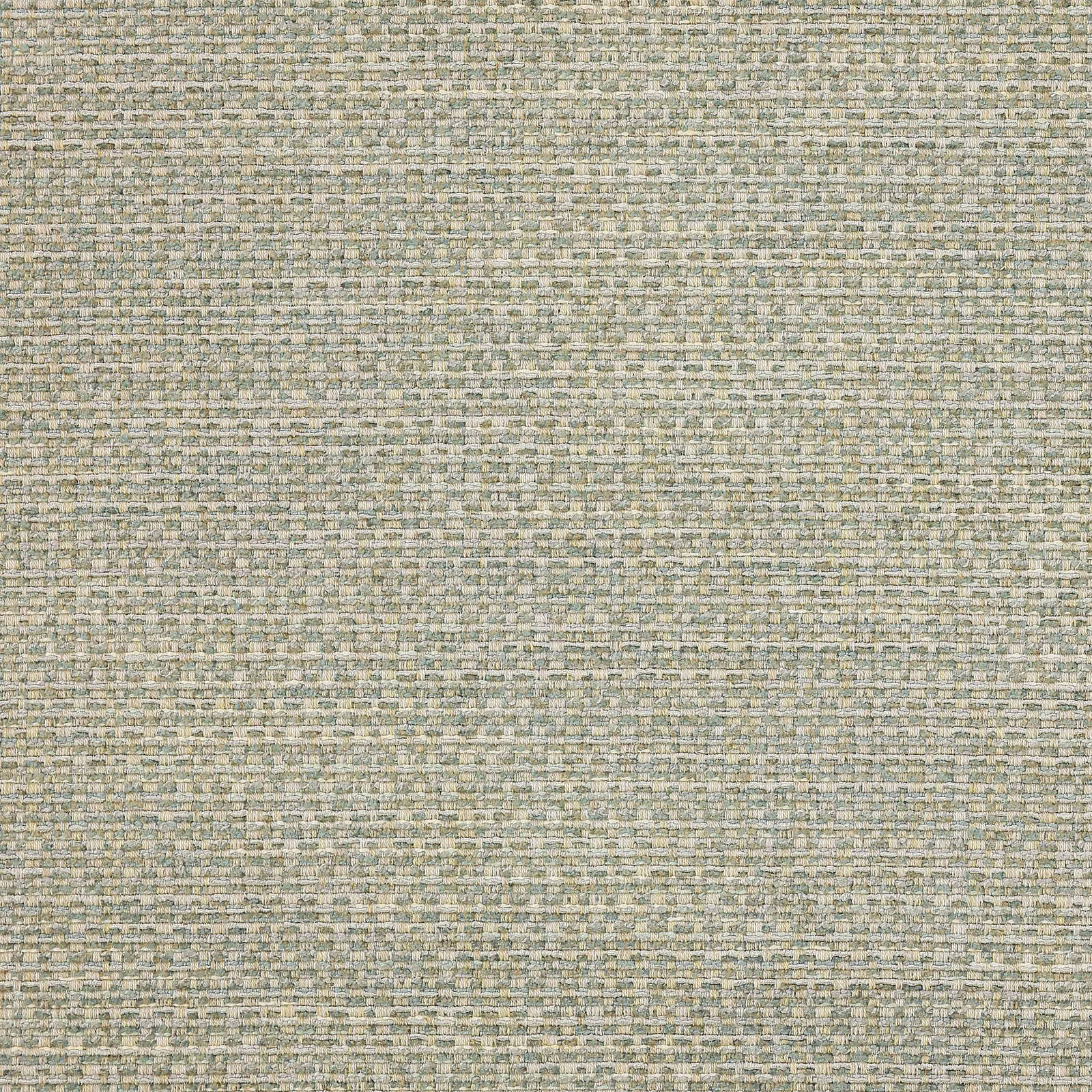 Close-up of a soft sage and ivory textured woven fabric swatch