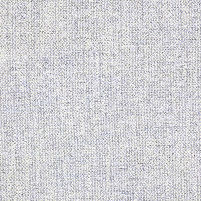 Pale azur woven fabric swatch with fine heathered texture