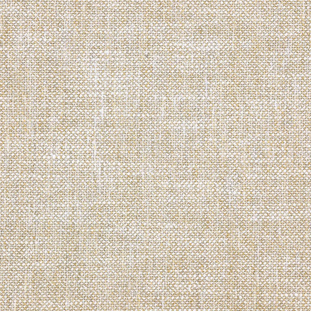Close-up of a pale beige woven fabric with fine slub texture