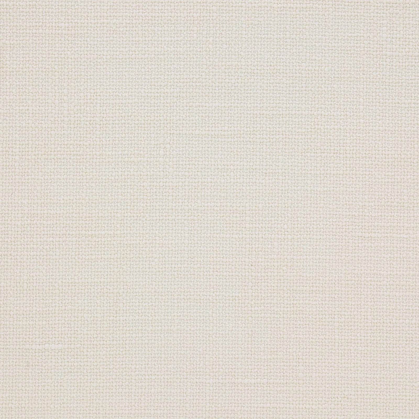 Close-up of a soft ivory textured plain woven fabric swatch