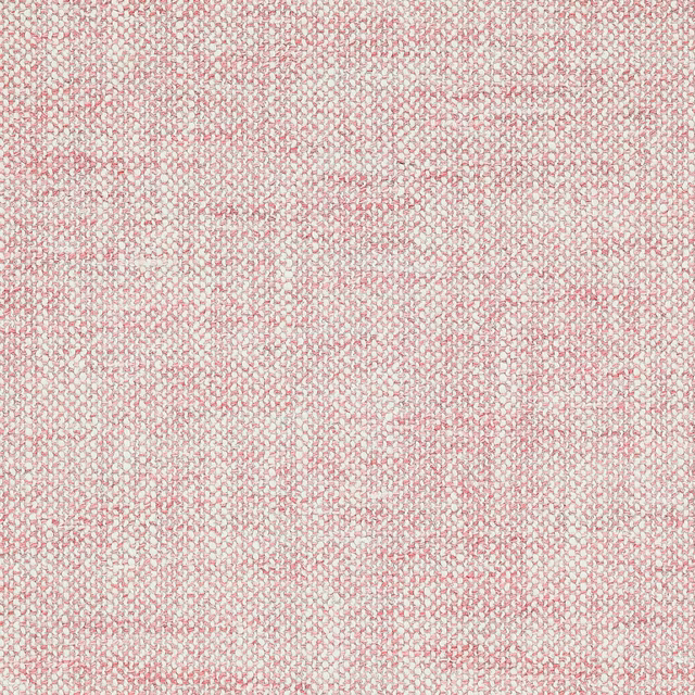 Pale rose pink woven fabric swatch with a nubby textured surface