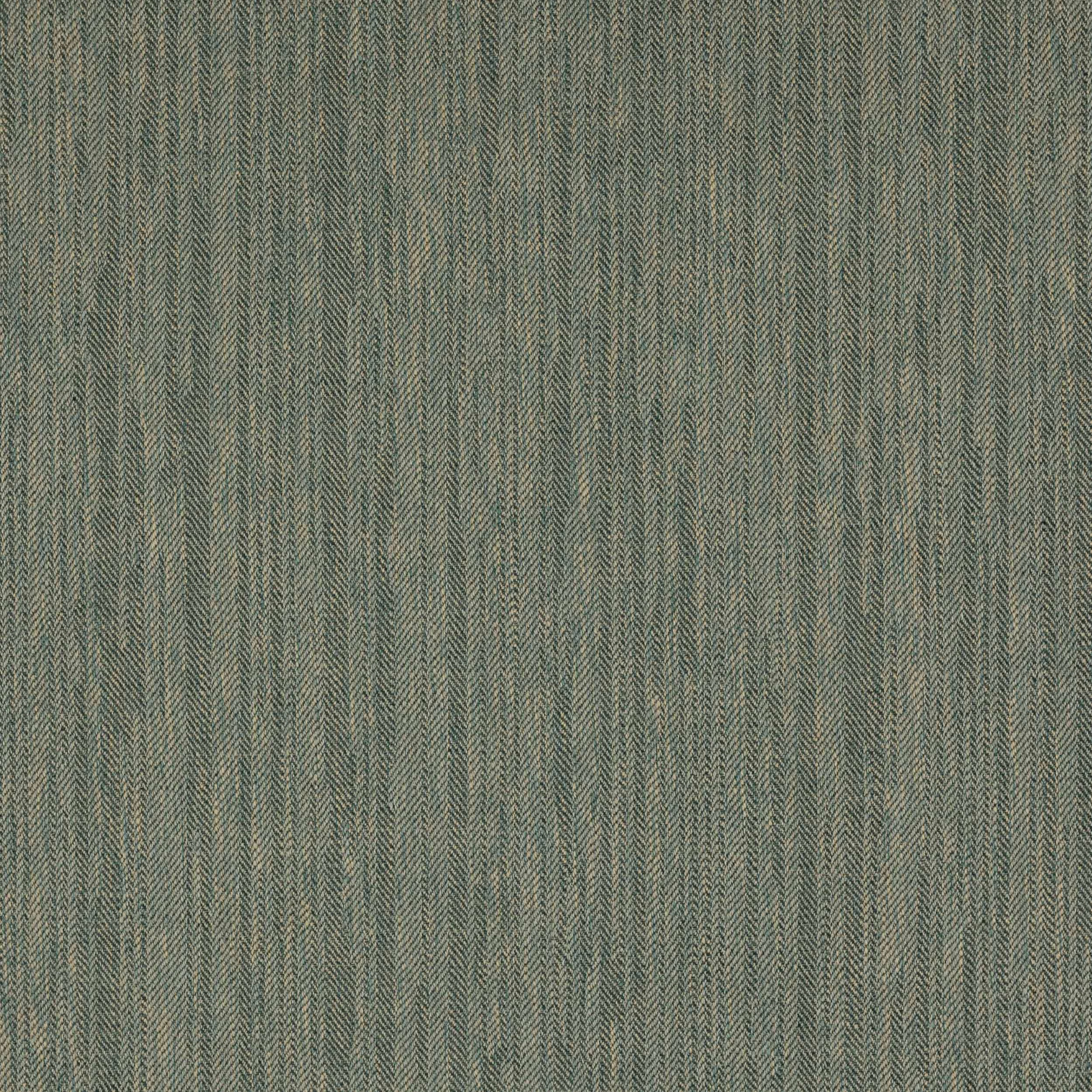 Muted emerald green herringbone-textured fabric with fine vertical striations