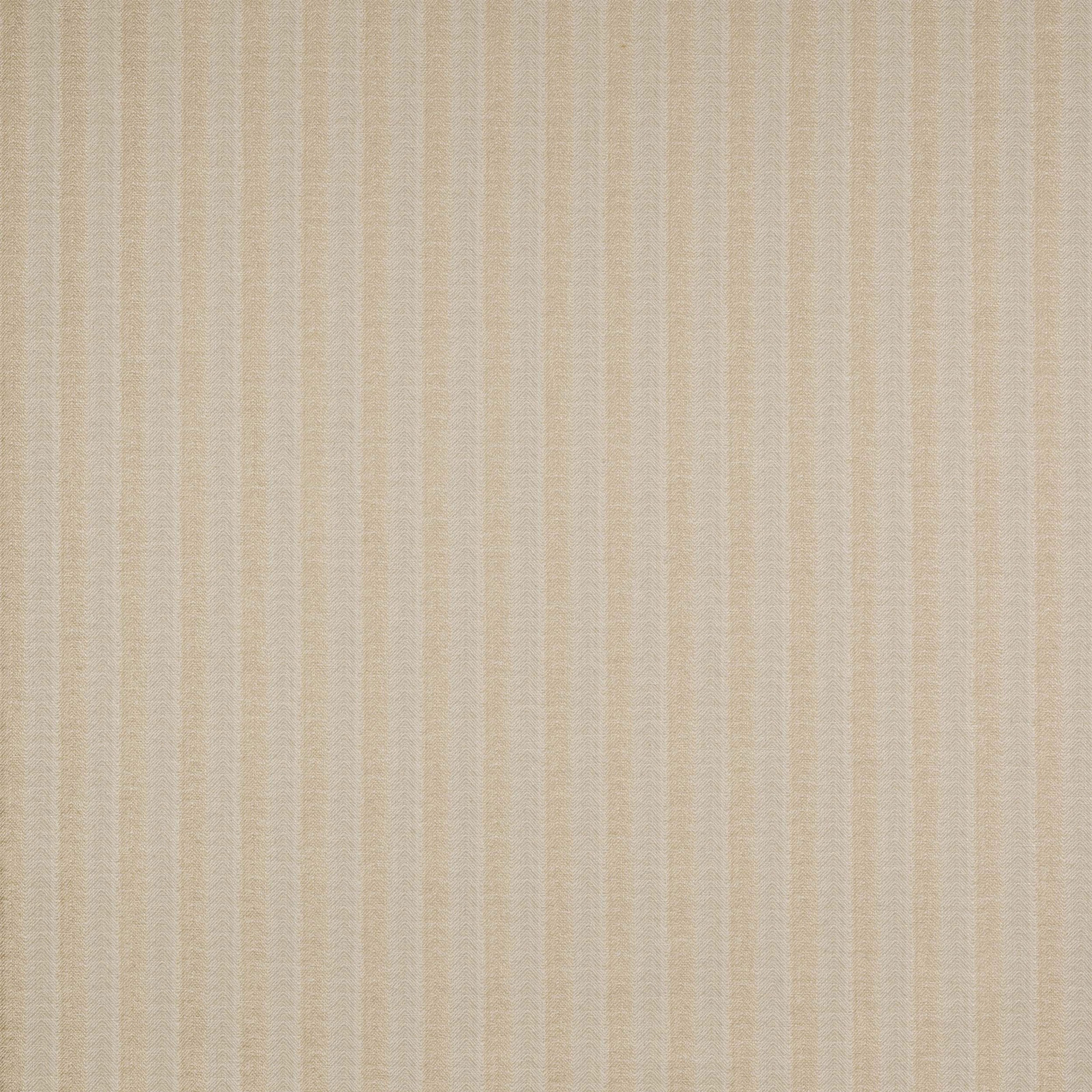Soft warm beige vertical stripe fabric with a lightly textured weave