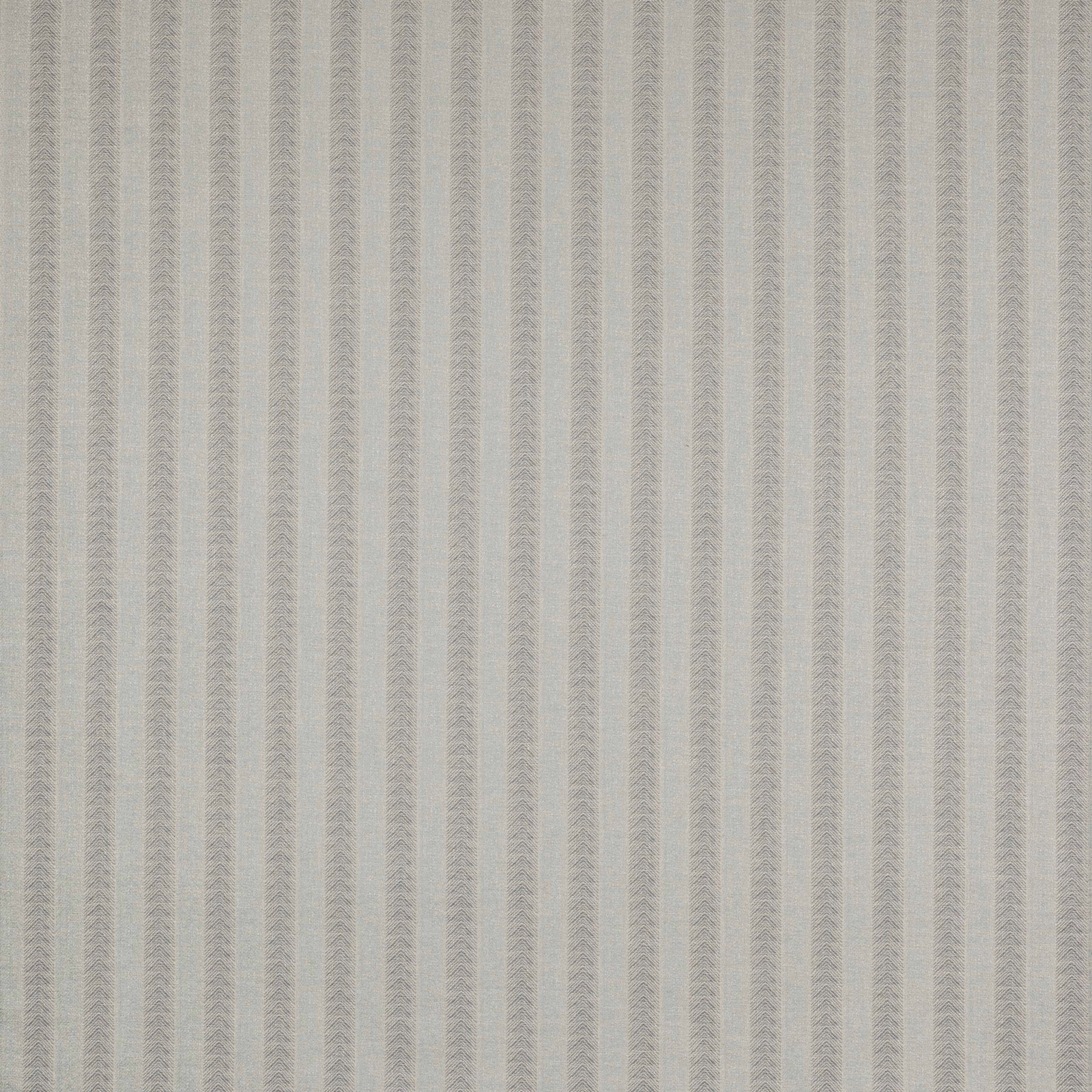 Pale blue and cream vertical stripe fabric with fine woven texture