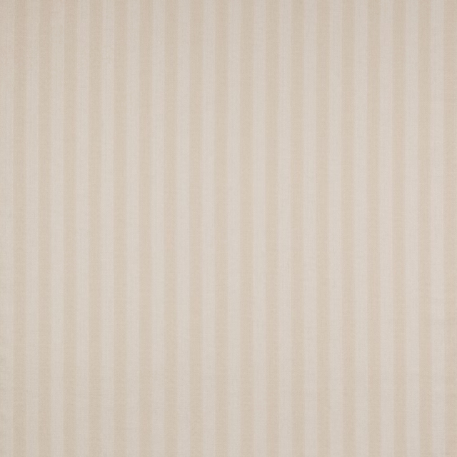 Soft warm ivory striped fabric swatch with subtle vertical tonal bands