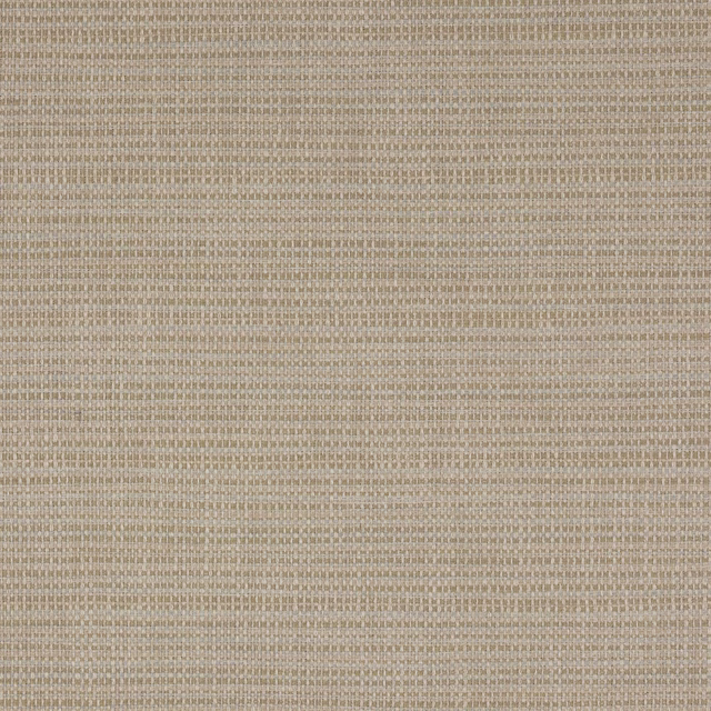 Close-up of a soft warm beige woven fabric with fine textured grid
