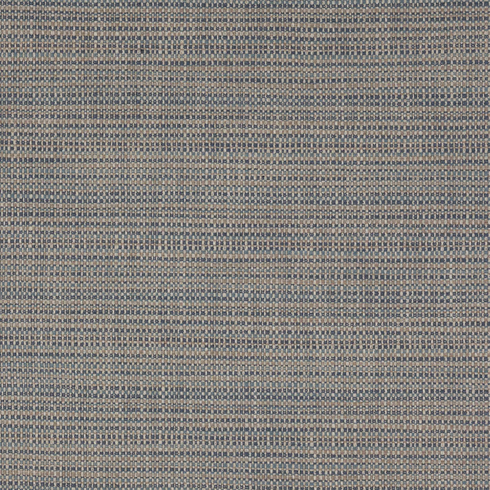 Close-up of a muted blue-grey woven fabric with fine speckled texture