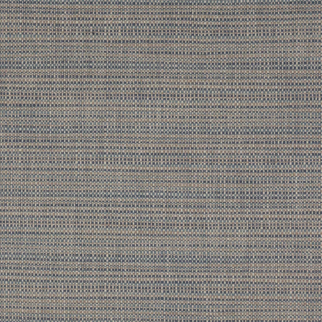 Close-up of a muted blue-grey woven fabric with fine speckled texture