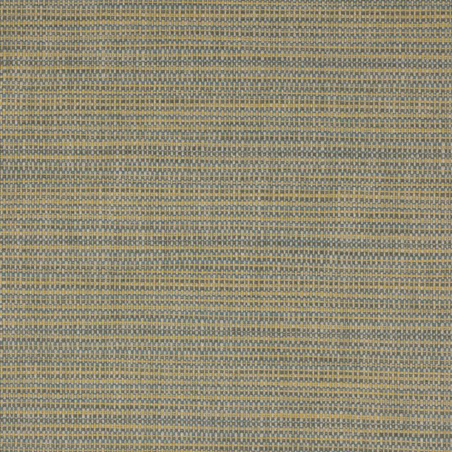 Close-up of a muted green-grey woven fabric with fine horizontal texture