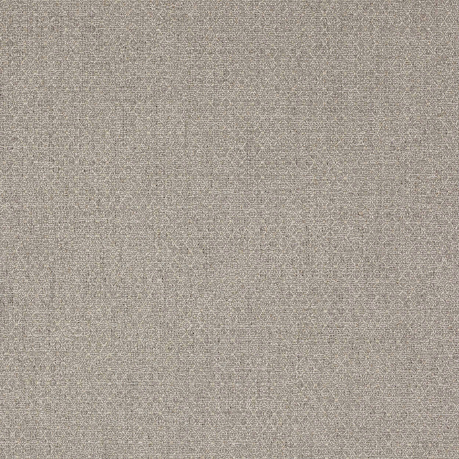 Soft warm grey geometric fabric swatch with tiny repeating diamond pattern