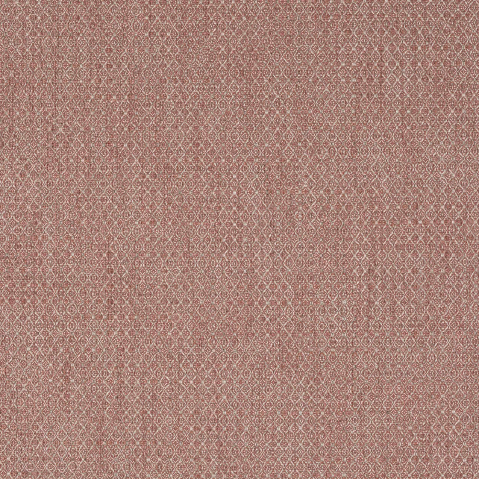 Dusty pink geometric woven fabric with tiny diamond motif and fine texture