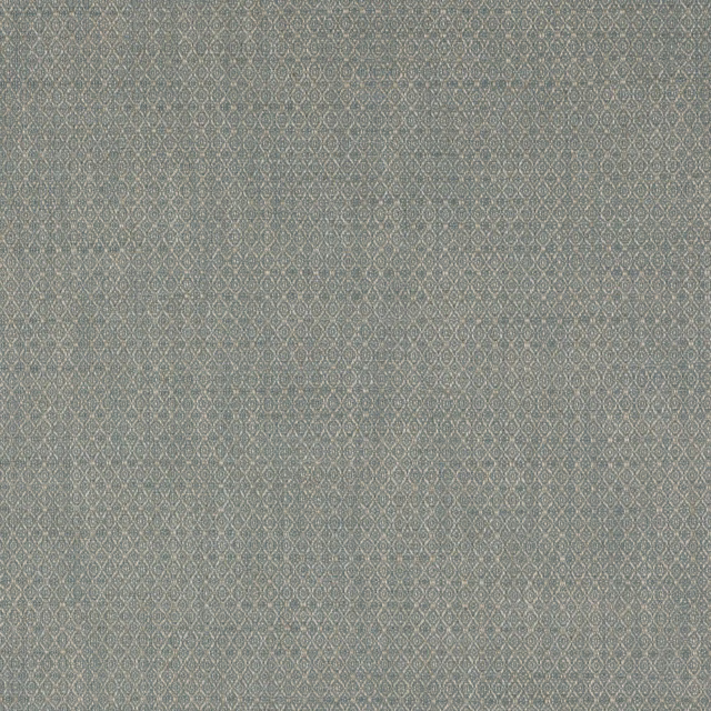 Soft blue-grey geometric fabric swatch with tiny diamond pattern
